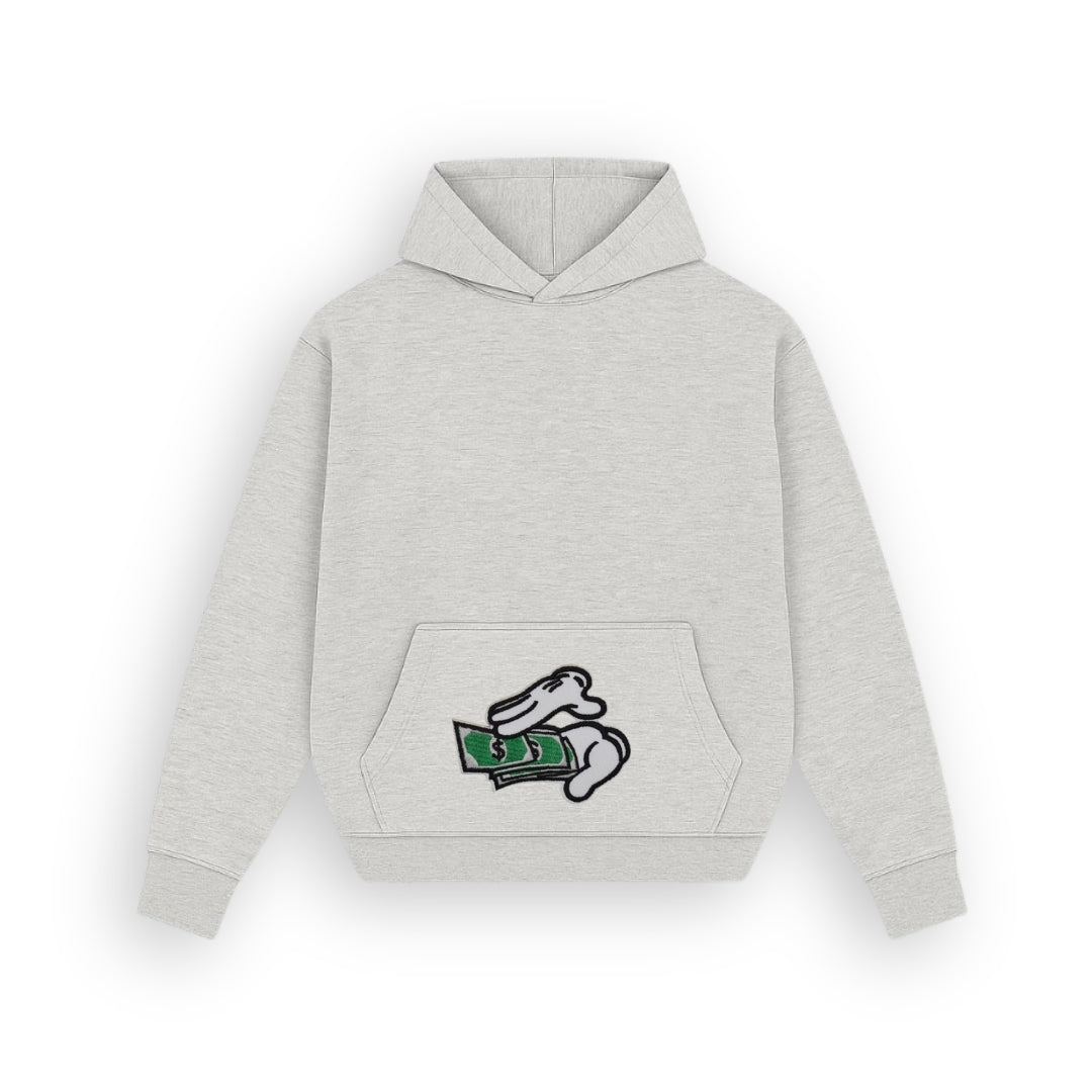 Cash Flow Heather Grey Hoodie