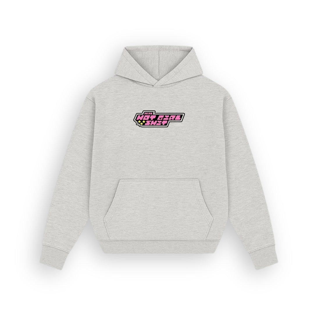 Girl Shit Heather Grey Hoodie