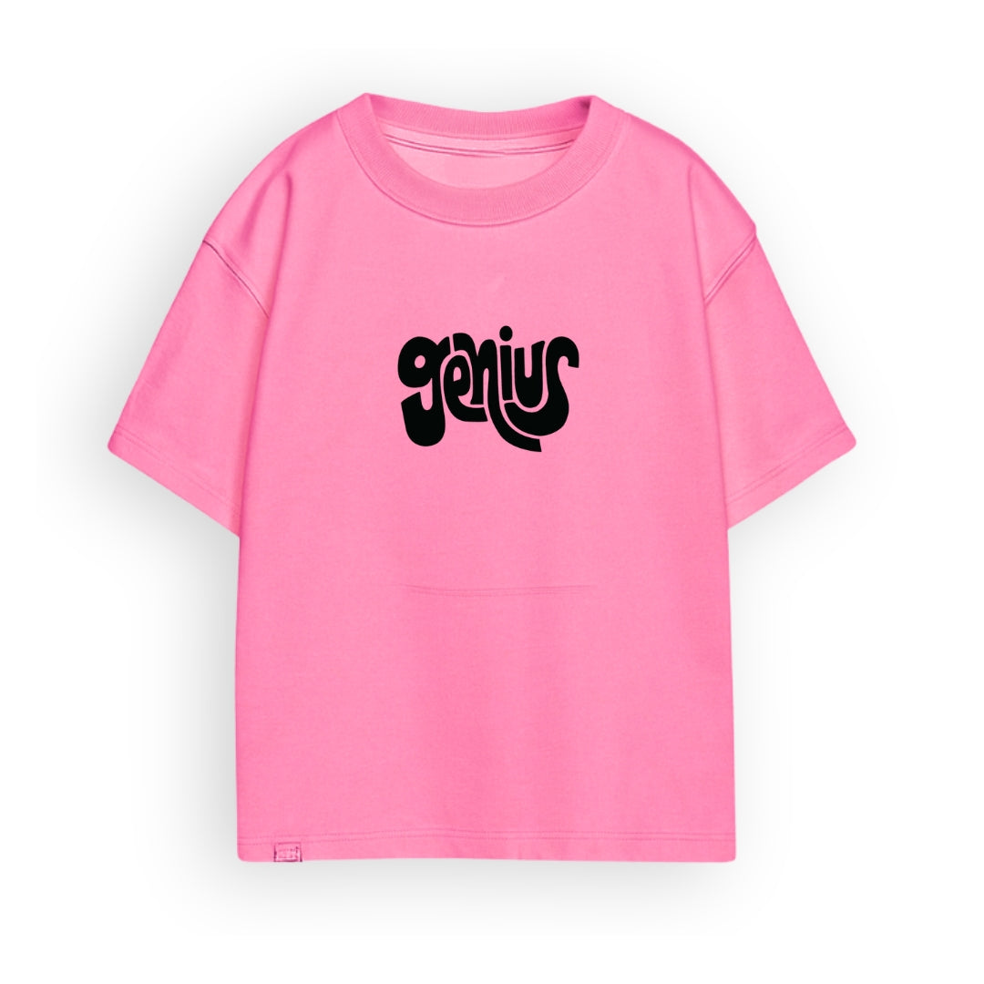 Genius Pink Oversize Tee