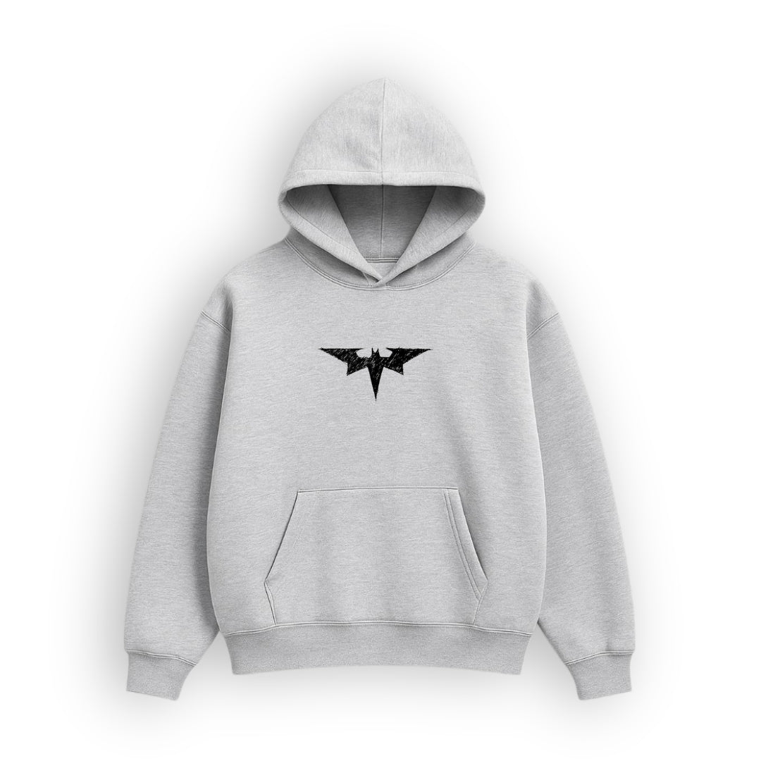 Wings Heather Grey Hoodie