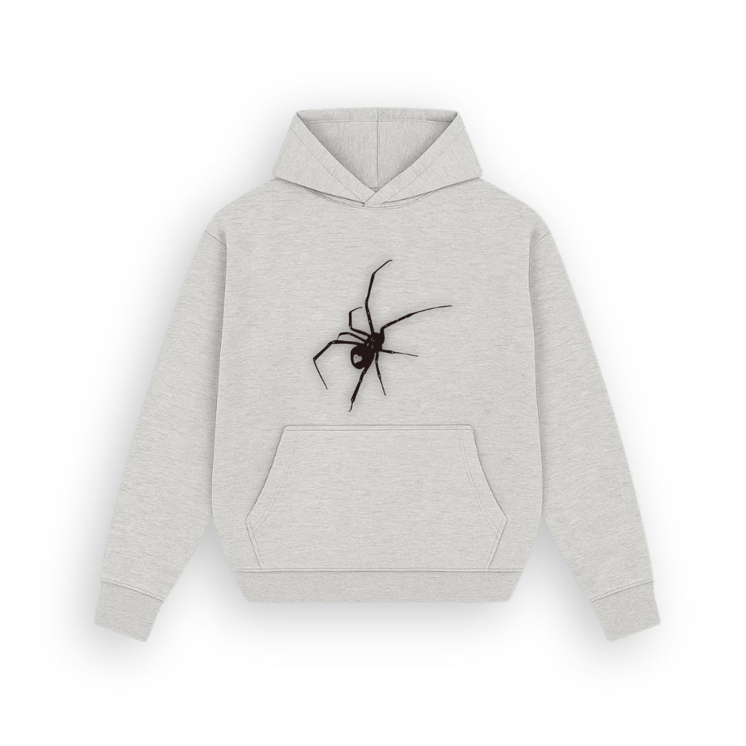 Web Heather Grey Hoodie