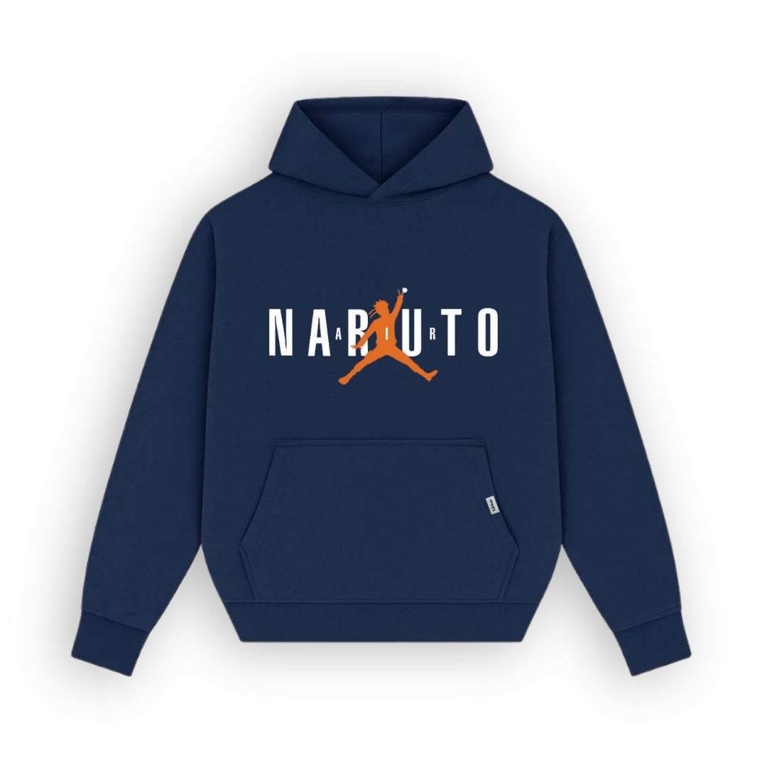 Naruto Air Navy Blue Hoodie