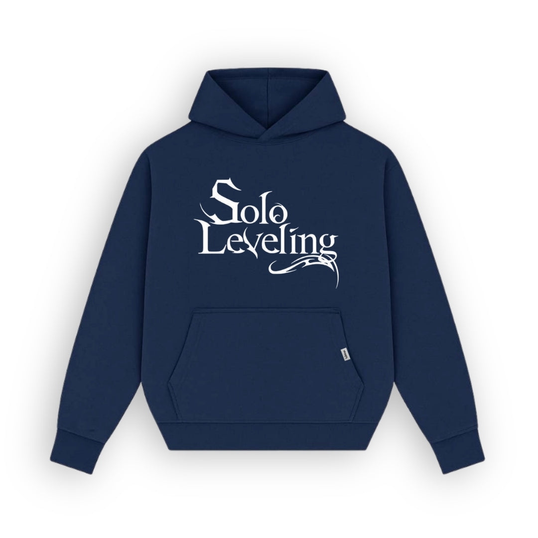 Solo Leveling Navy Blue Hoodie