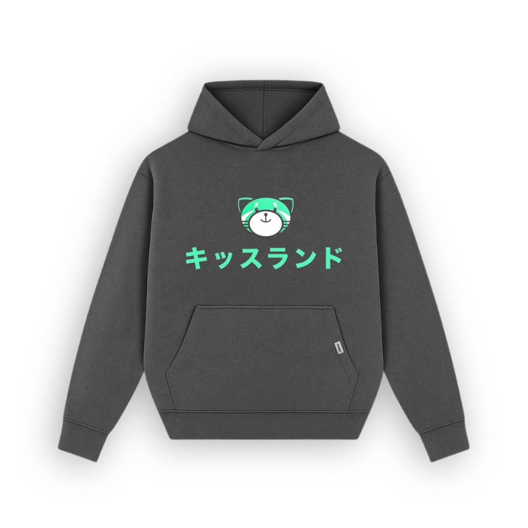 Kawaii Bear Malaysian Grey Hoodie