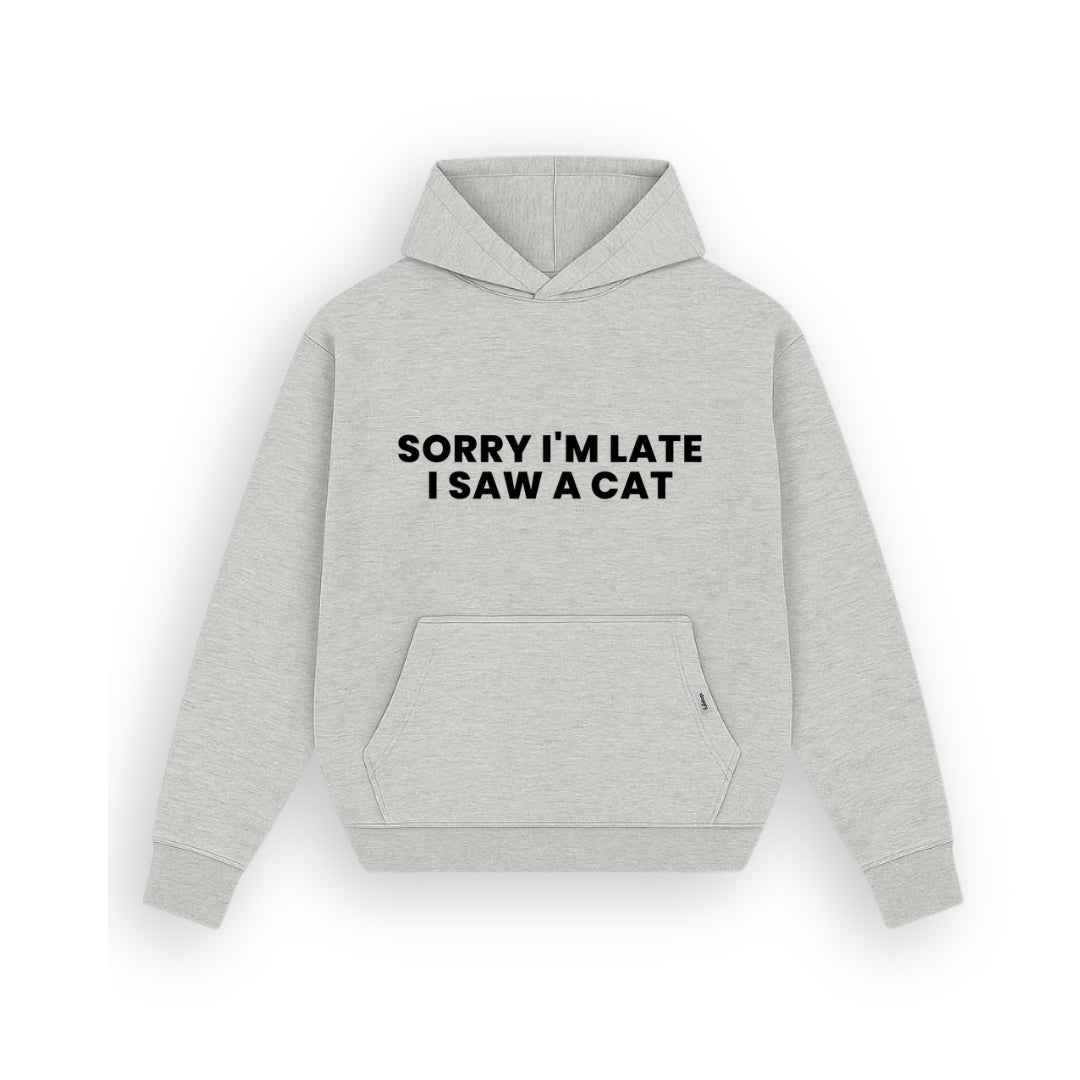 Late Heather Grey Hoodie