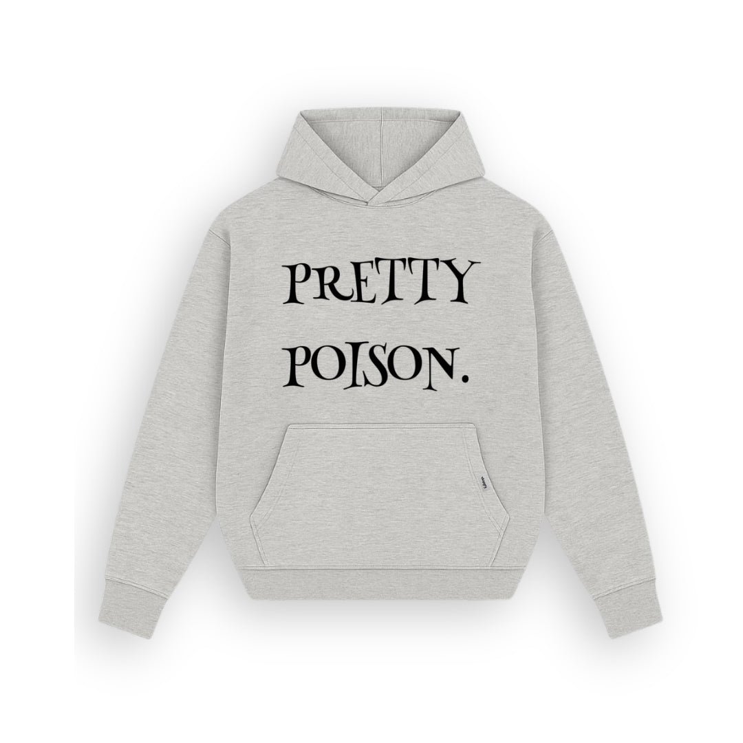 Pretty Poison Heather Grey Hoodie