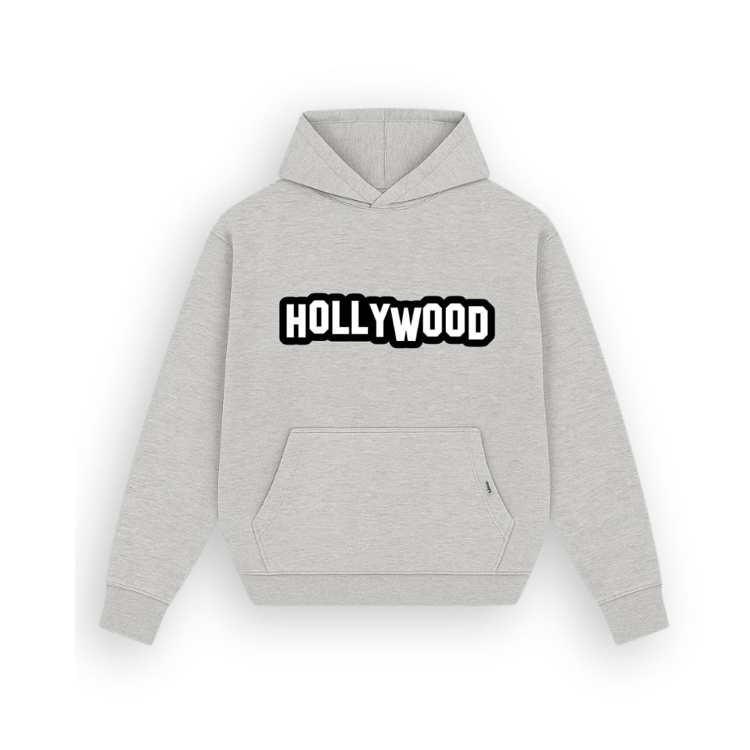 Hollywood Heather Grey Hoodie