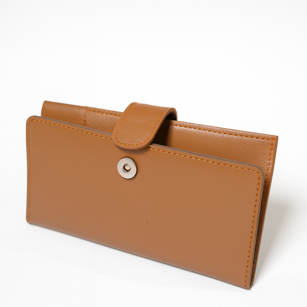 Caramel Classic Leather Wallet