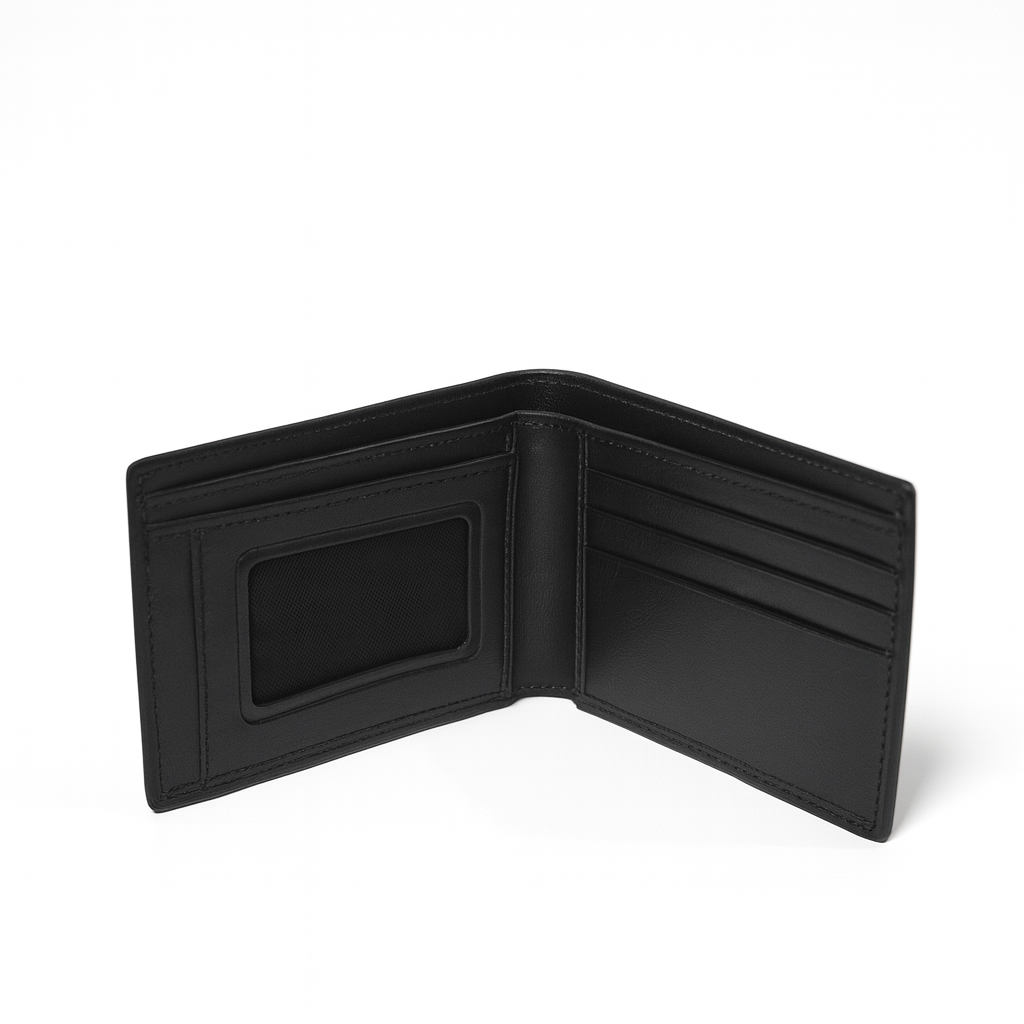 Midnight Black Slim Wallet