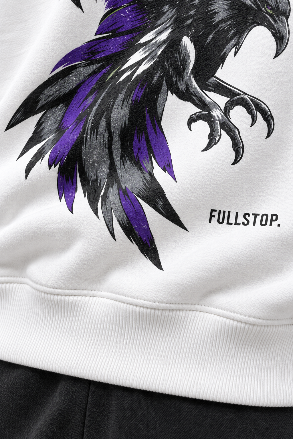 White Night Messenger Hoodie