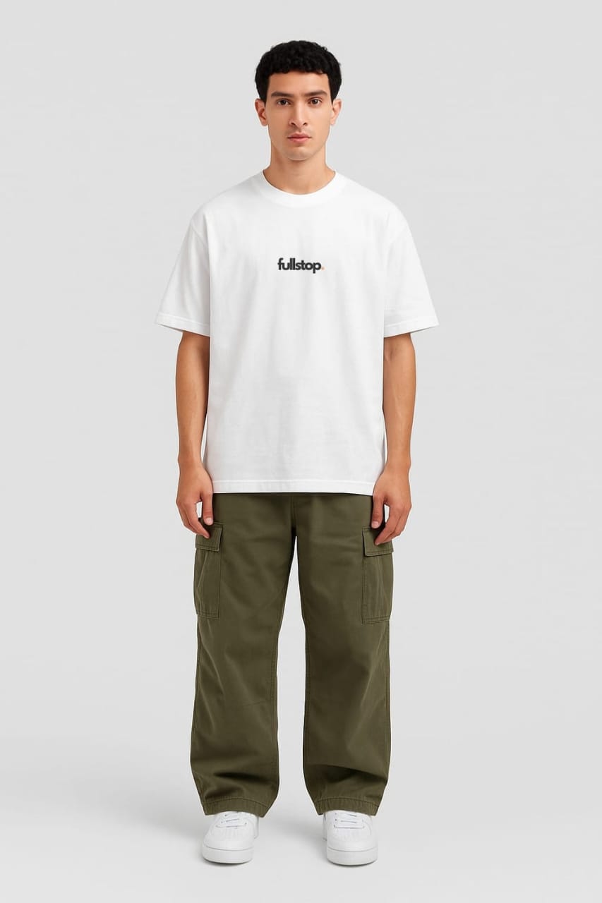 White Essential Oversize Tee