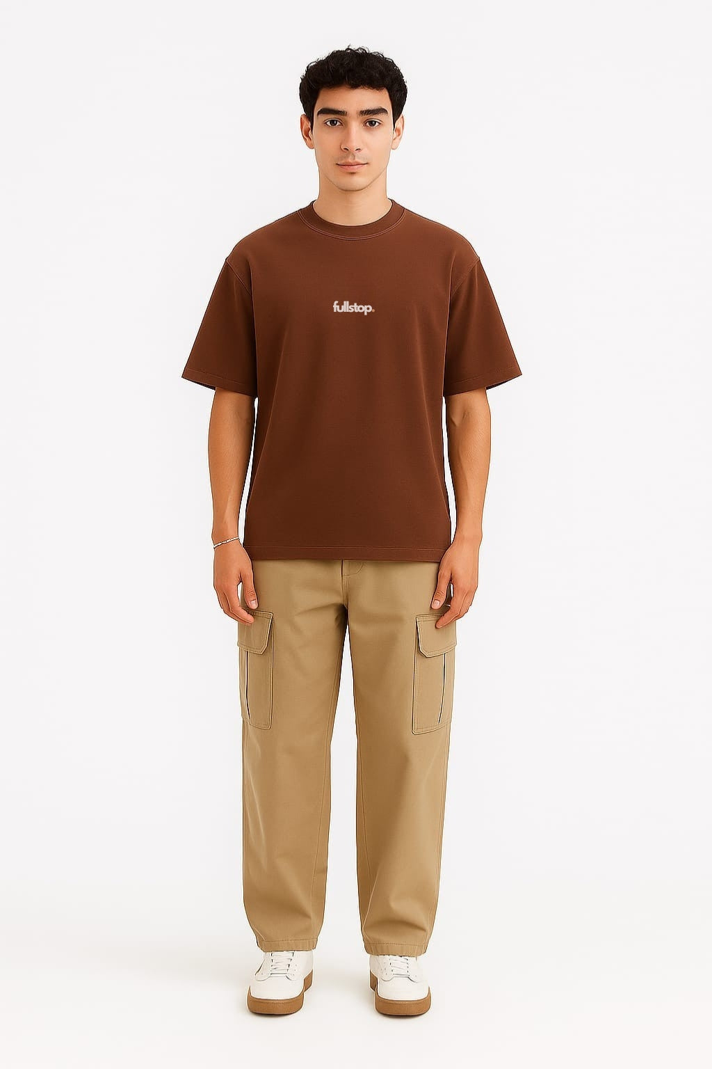 Brown Essential Oversize Tee