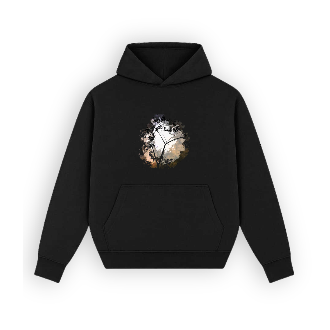 Spooky Night Black Hoodie