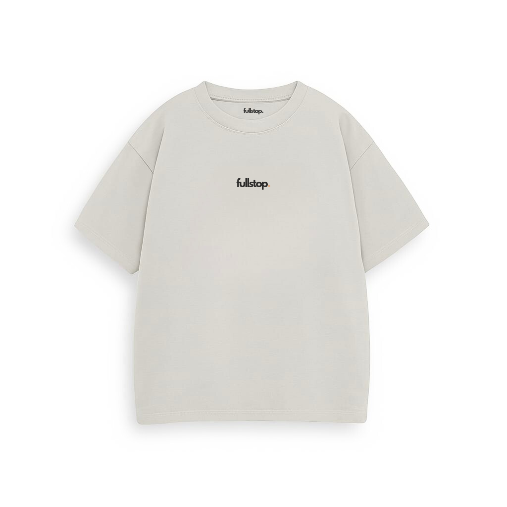Steel Grey Essential Oversize Tee