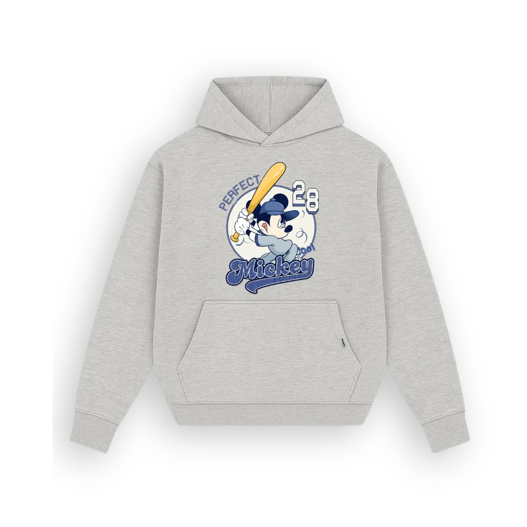 Micky Mouse Heather Grey Hoodie