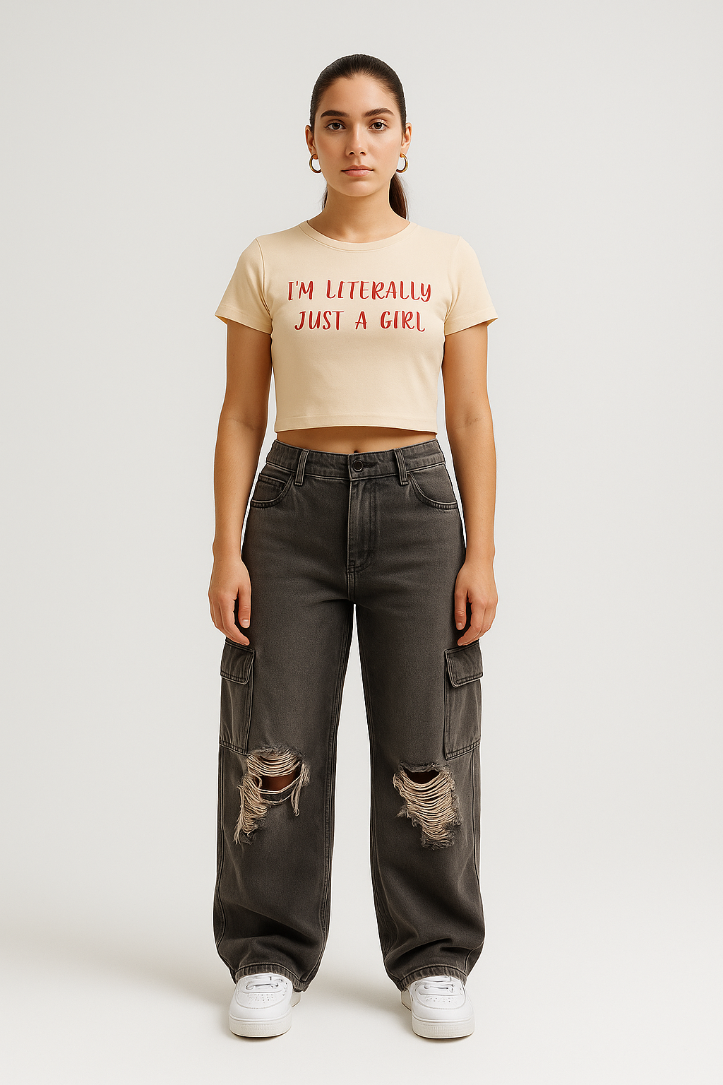 I'm Just a Girl Baby Tee