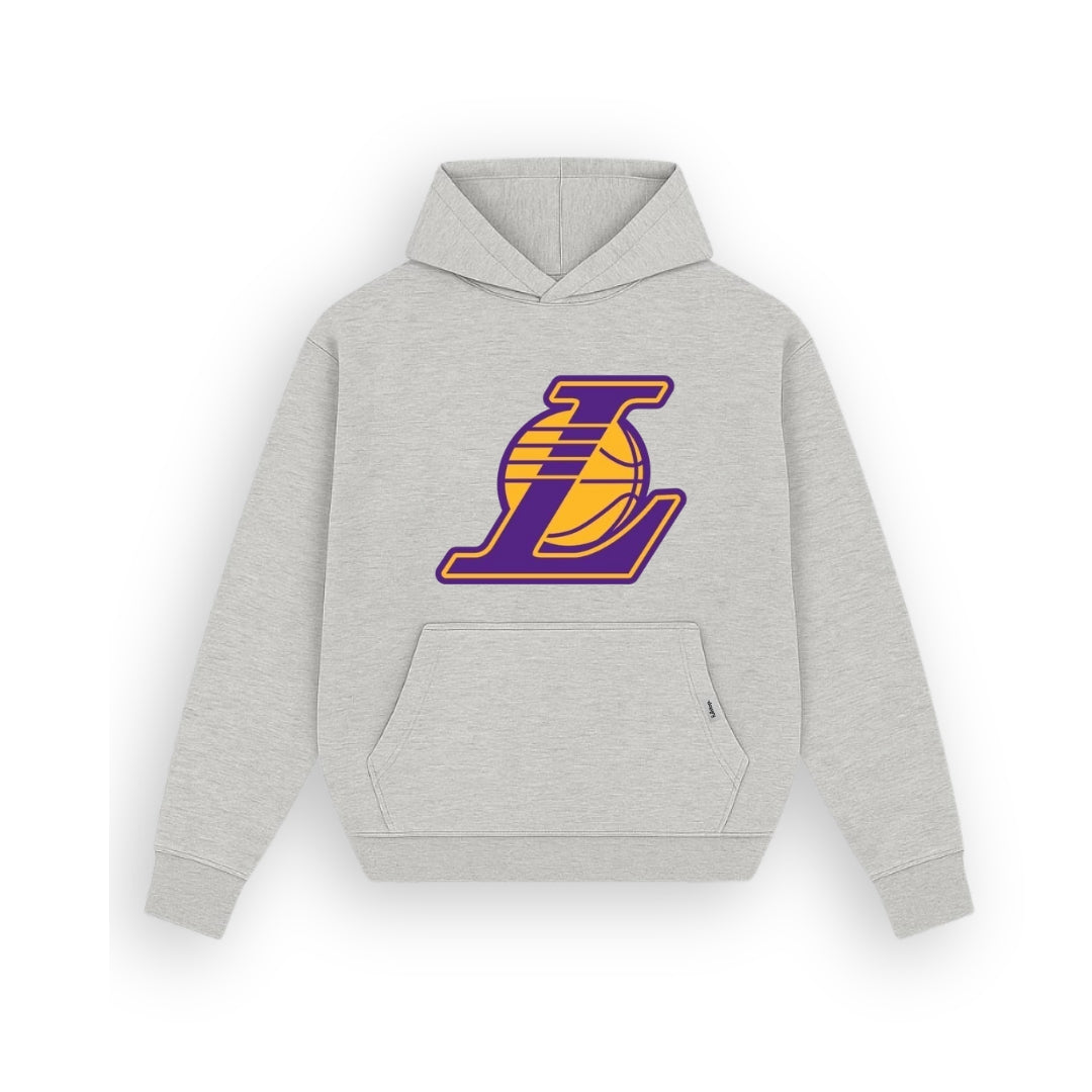 Lakers Symbol Heather Grey Hoodie