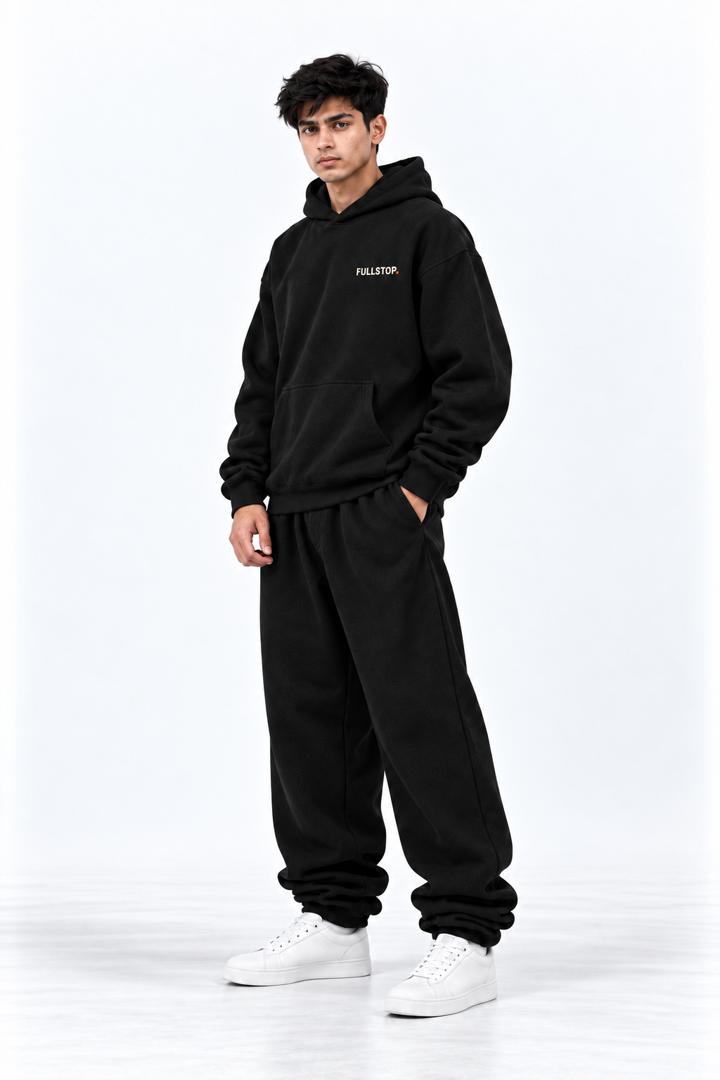 Black Quiet Hoodie