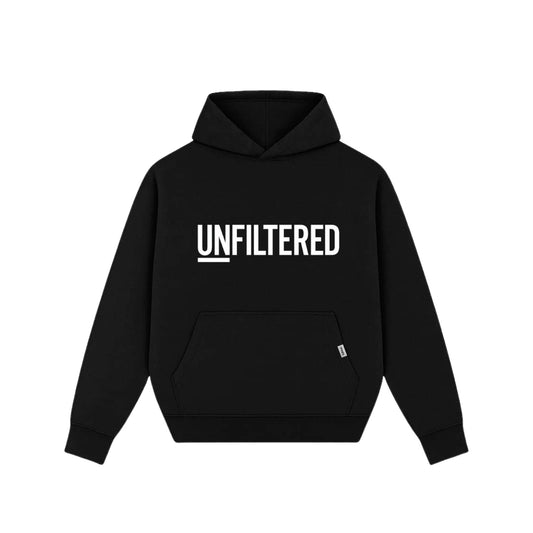 Unfiltered Black Hoodie