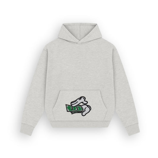 Cash Flow Heather Grey Hoodie