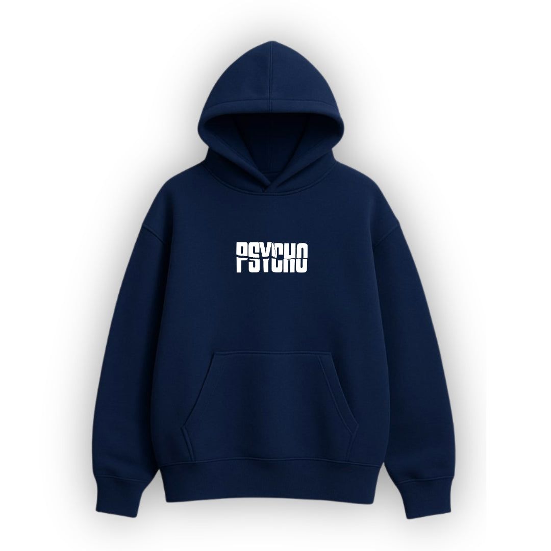 Psycho Navy Blue Hoodie