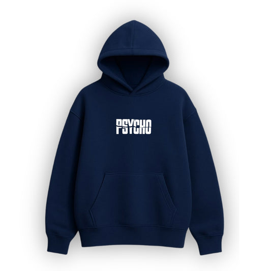 Psycho Navy Blue Hoodie