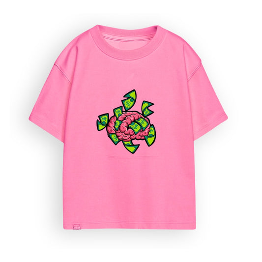 Mind Game Pink Oversize Tee