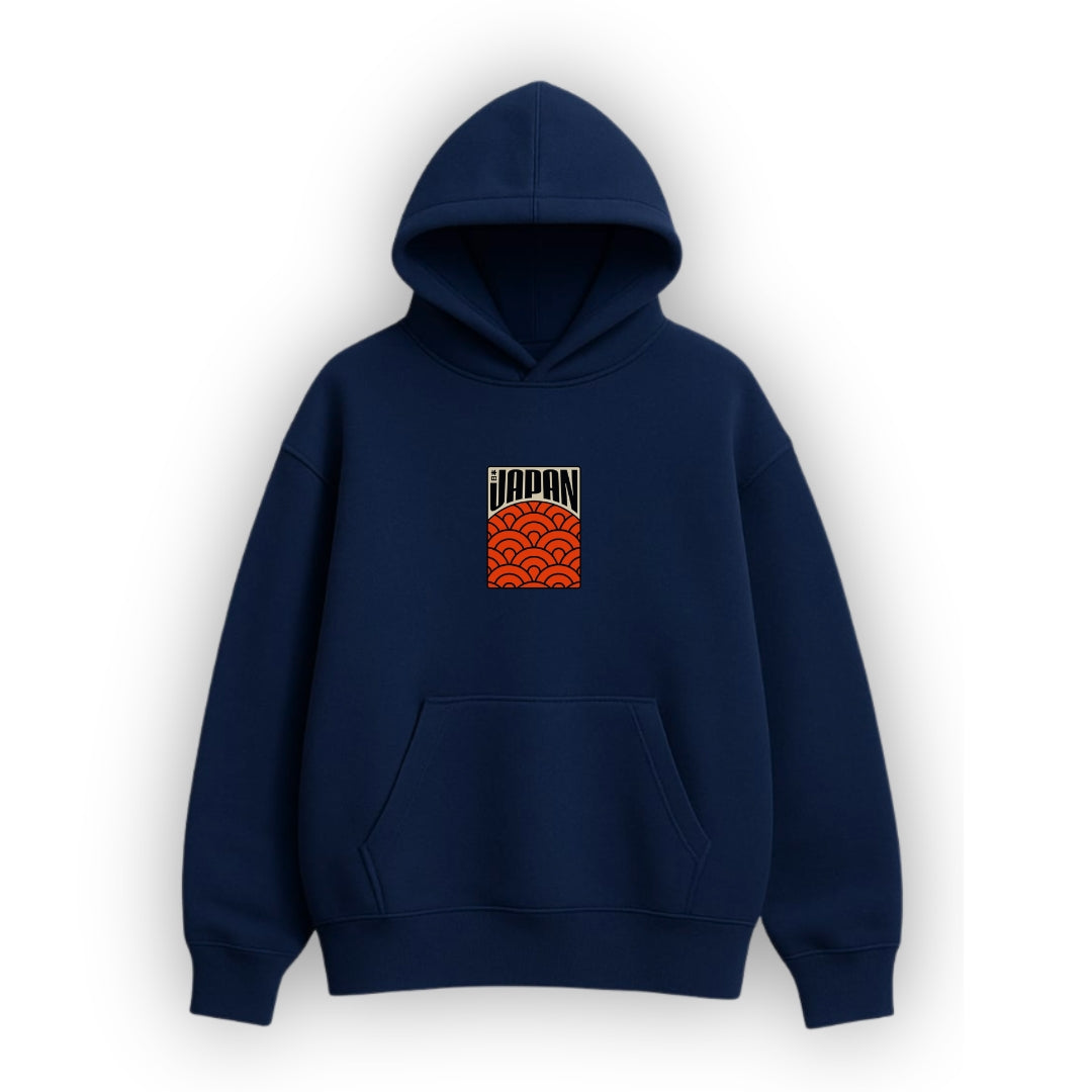 Japan Navy Blue Hoodie