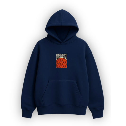 Japan Navy Blue Hoodie