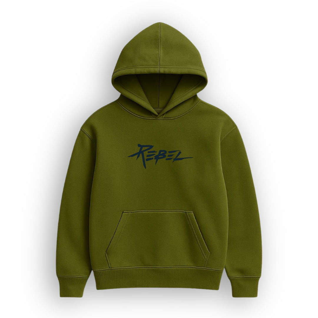 Rebel Olive Green Hoodie