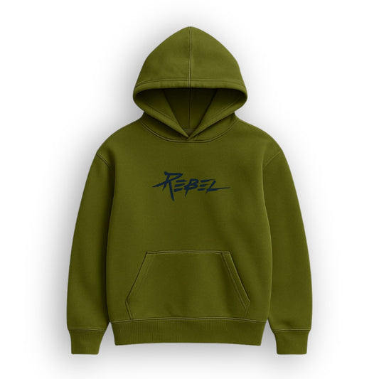 Rebel Olive Green Hoodie