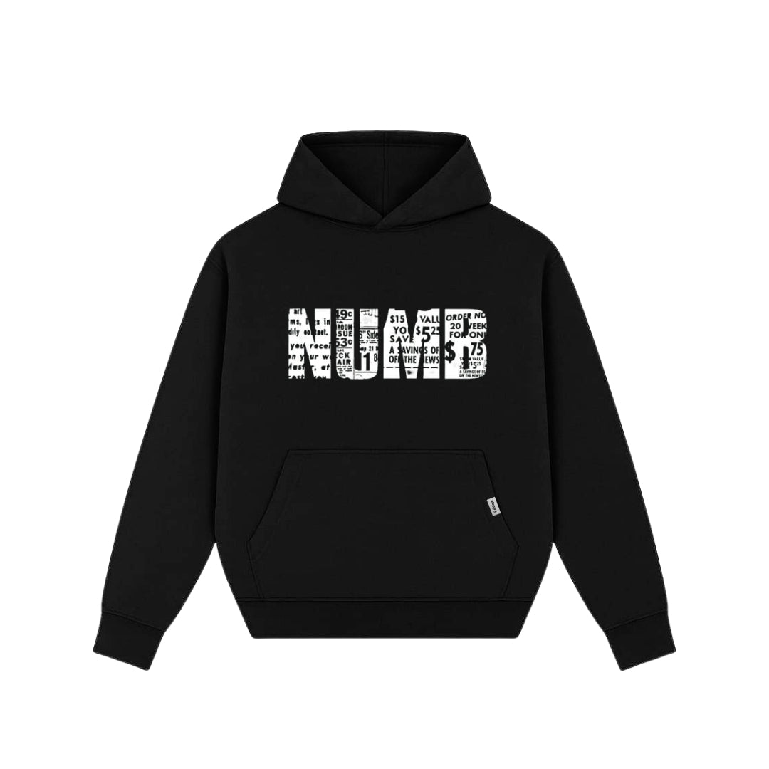 Numb Black Hoodie
