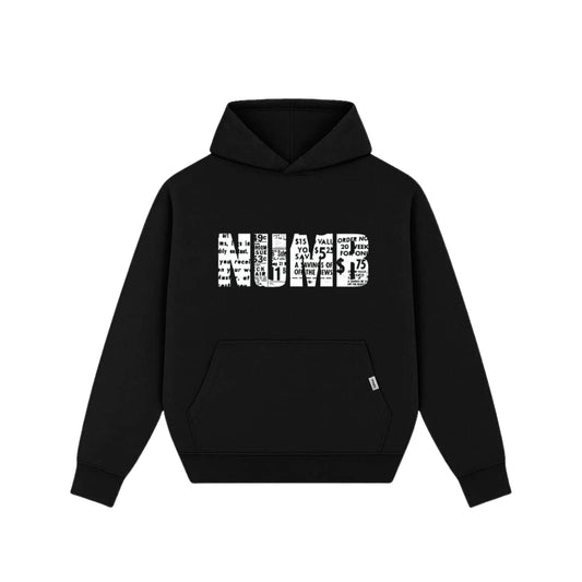 Numb Black Hoodie