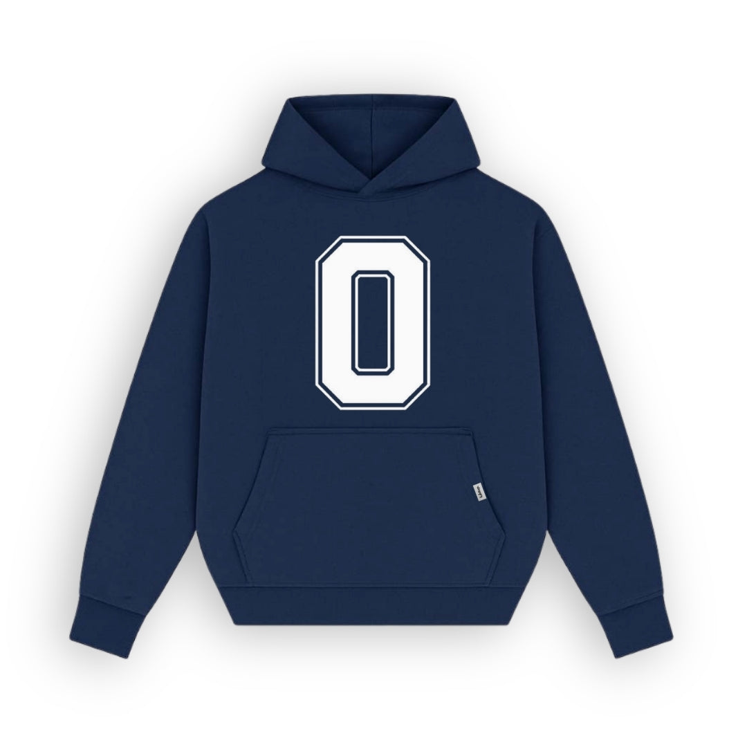 0 Navy Blue Hoodie