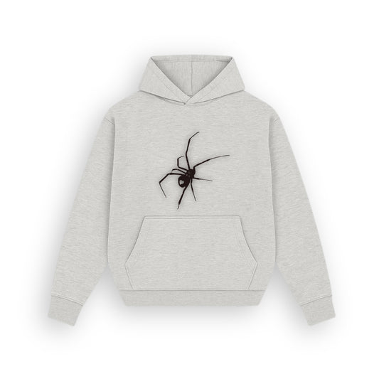 Web Heather Grey Hoodie
