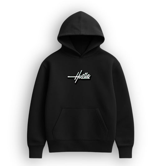 Hustle Black Hoodie