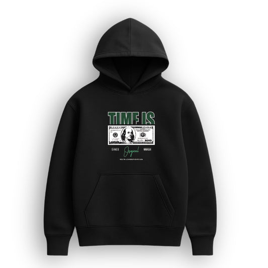 Time is Money Black Hoodie