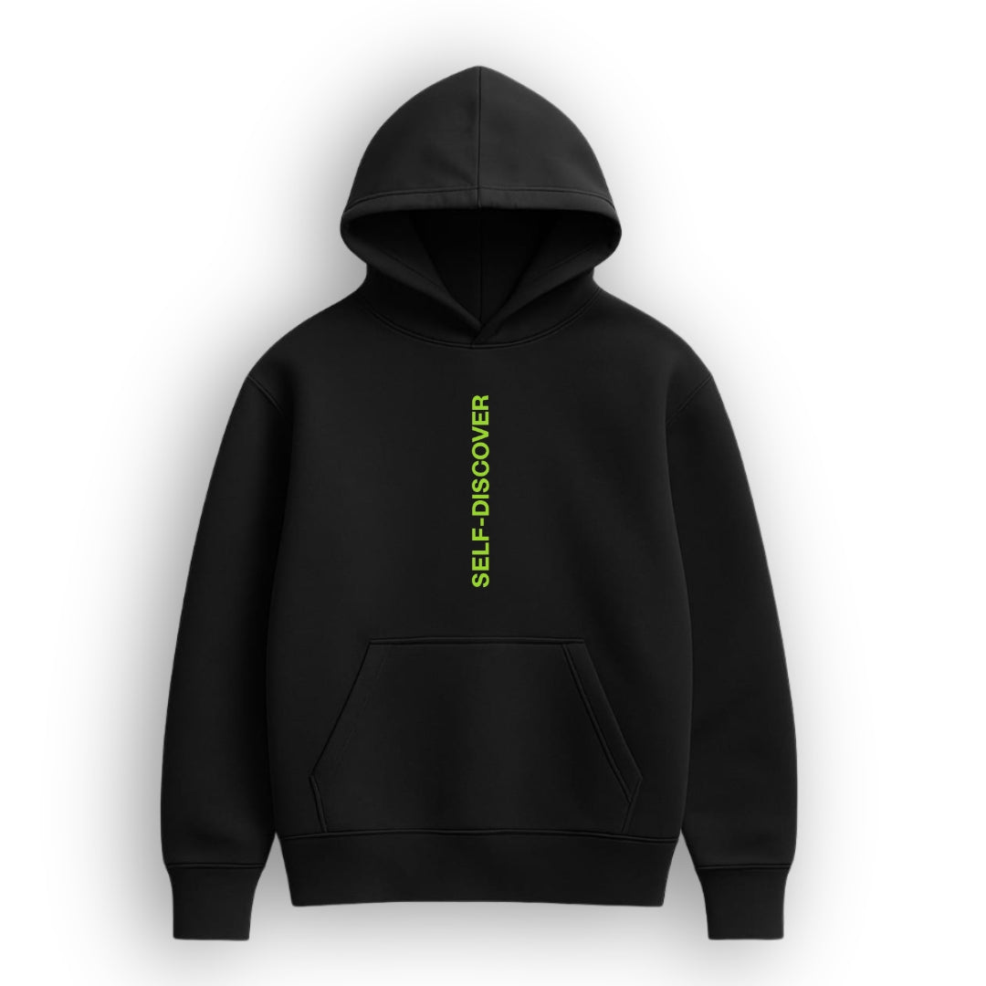 Self Discover Black Hoodie