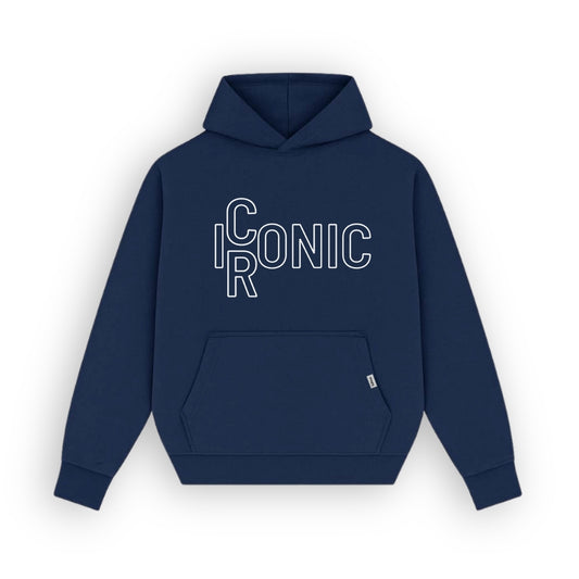 Ironic is the new Iconic Navy Blue Hoodie