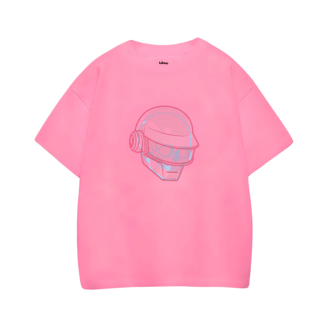 Mode On Pink Oversize Tee