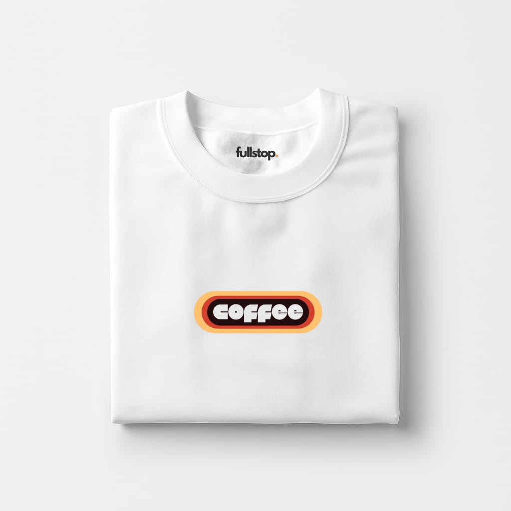 Coffee White Short Sleeves T-Shirt