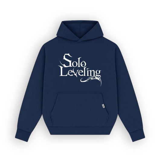 Solo Leveling Navy Blue Hoodie