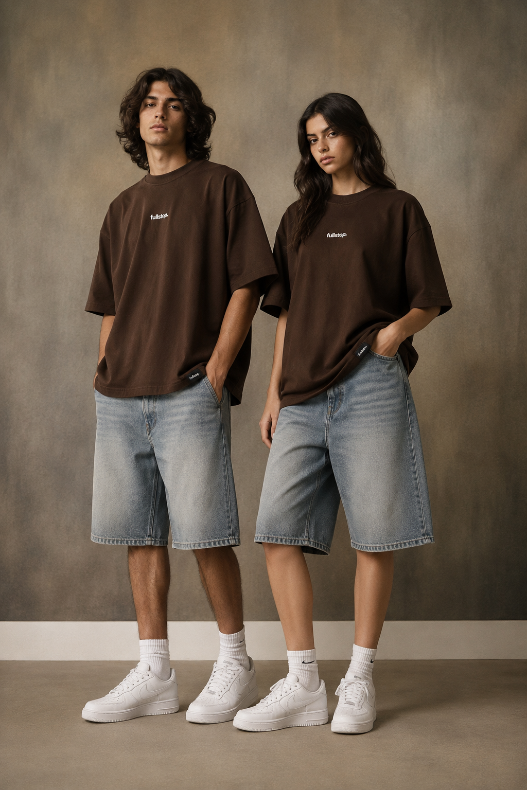 Brown Essential T.Shirt.