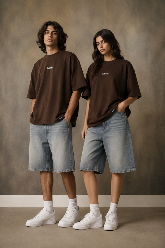 Brown Essential T.Shirt.