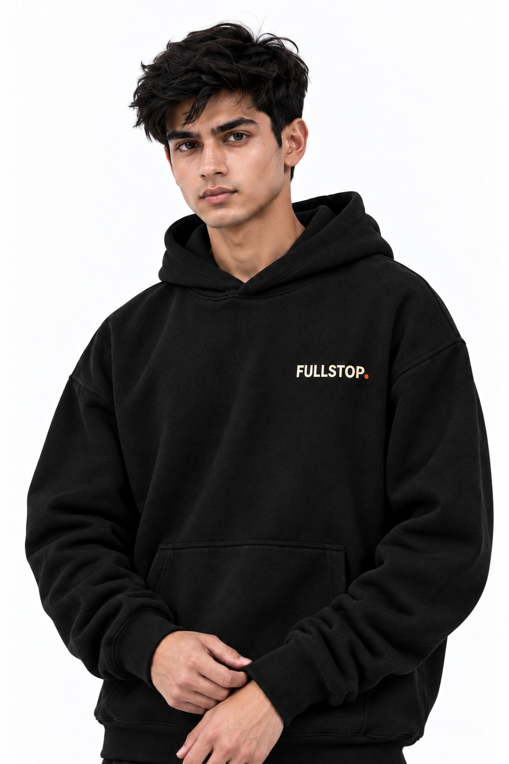 Black Quiet Hoodie