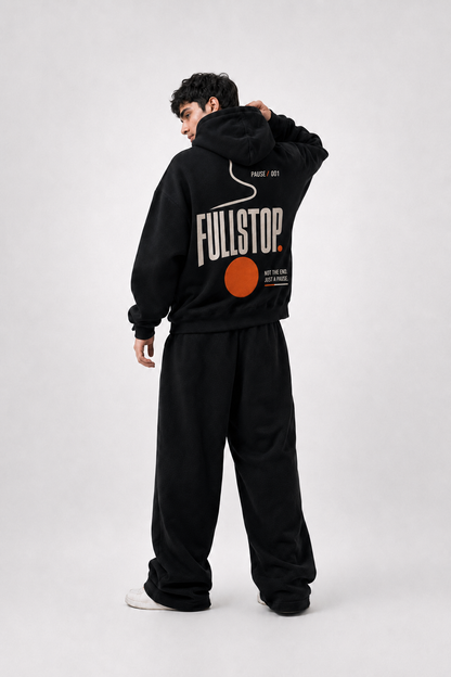 Black Pause-001 Hoodie