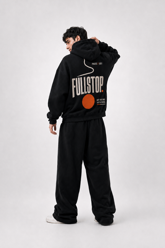 Black Pause-001 Hoodie
