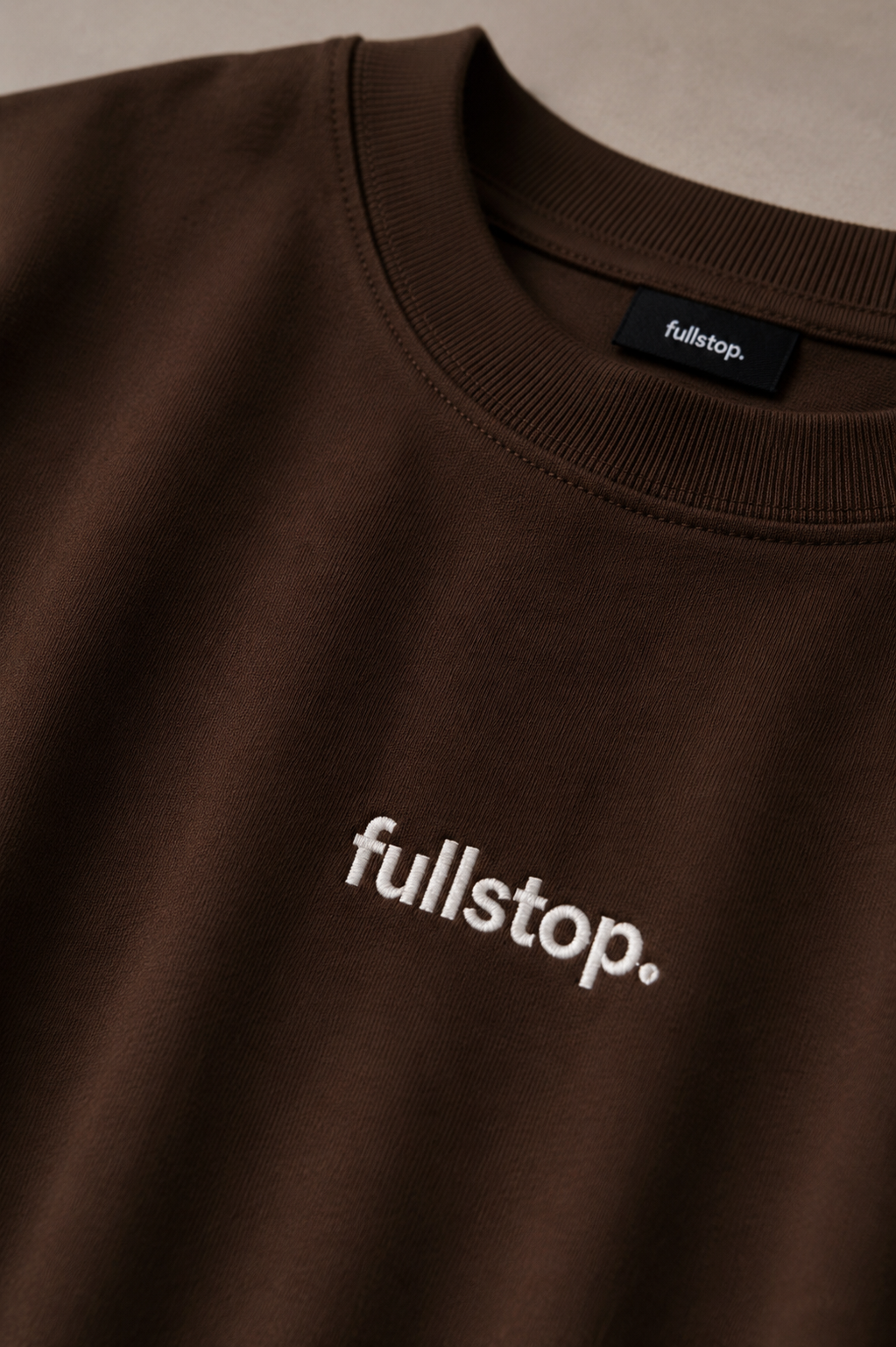 Brown Essential T.Shirt.