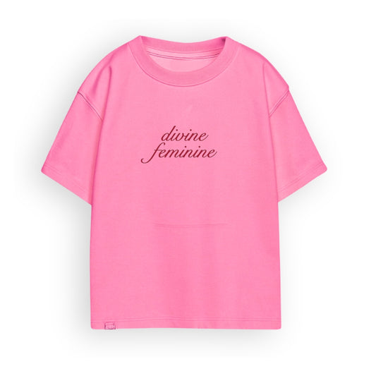 divine Pink Oversize Tee