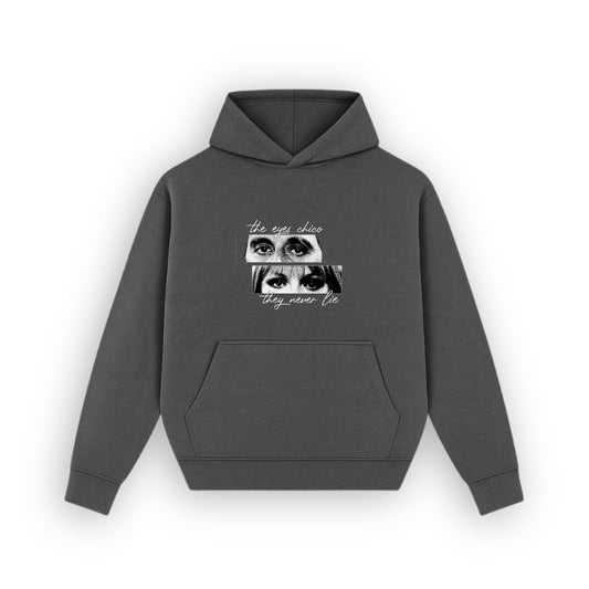 Eyes Don't Lie Malaysian Grey Hoodies